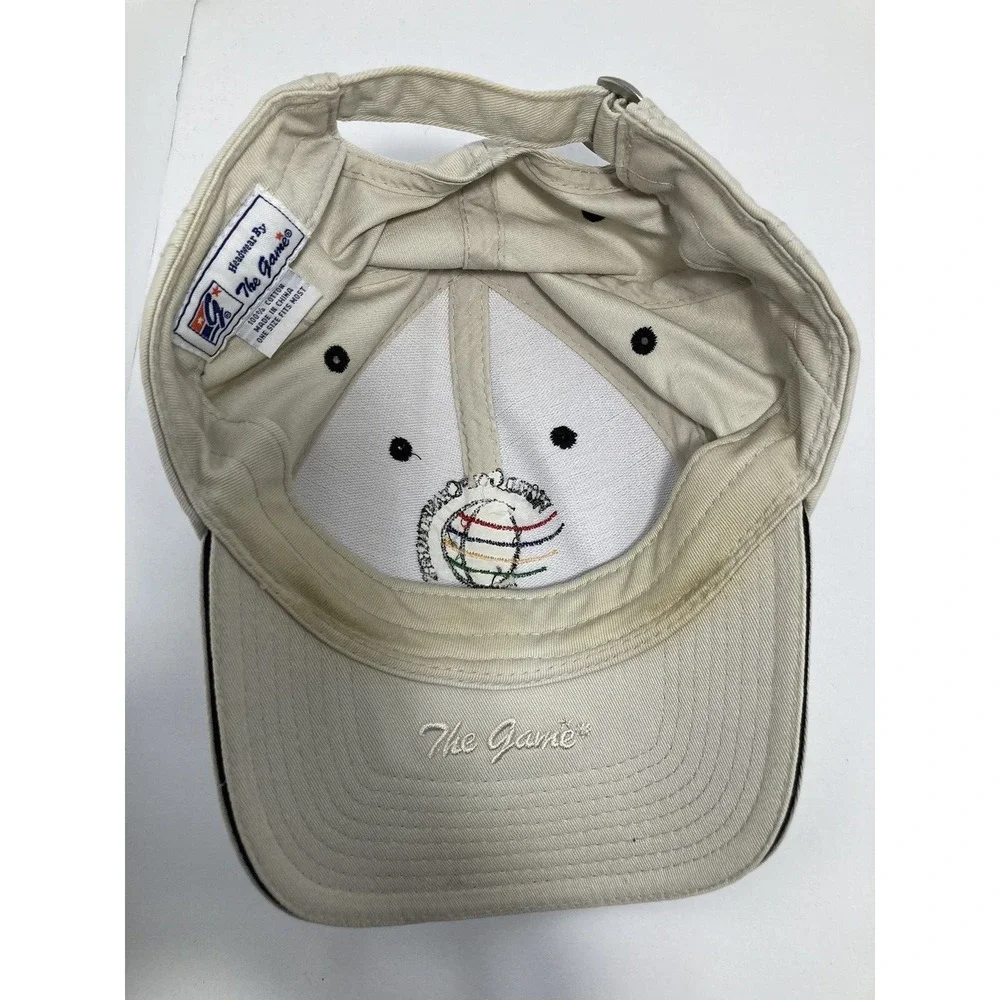 Bridgestone Invitational Golf Hat Cap Adult Off White Firestone CC STAINs‎